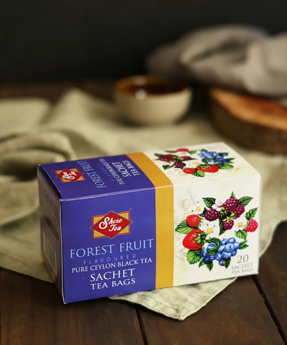 Black Tea Forest Fruit Flavoured Enveloped Tea Bag Pack