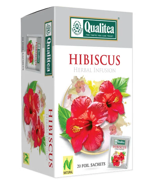 Herbal Tea Hibiscus Foil Envelope Tea Bag Pack