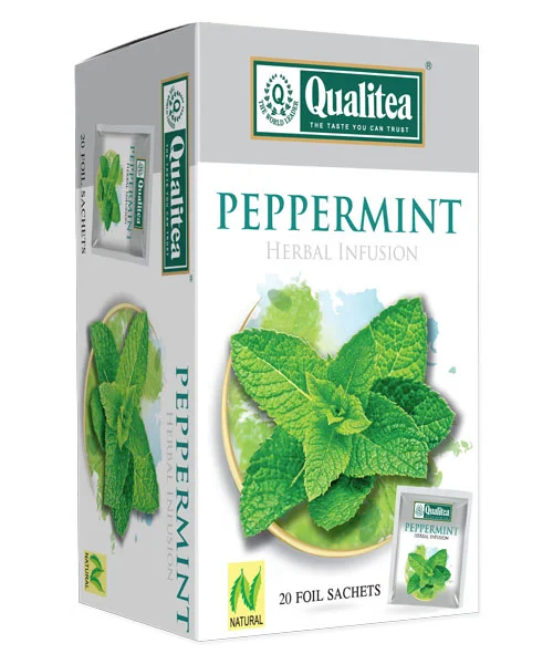 Herbal Tea Peppermint Foil Envelope Tea Bag Pack
