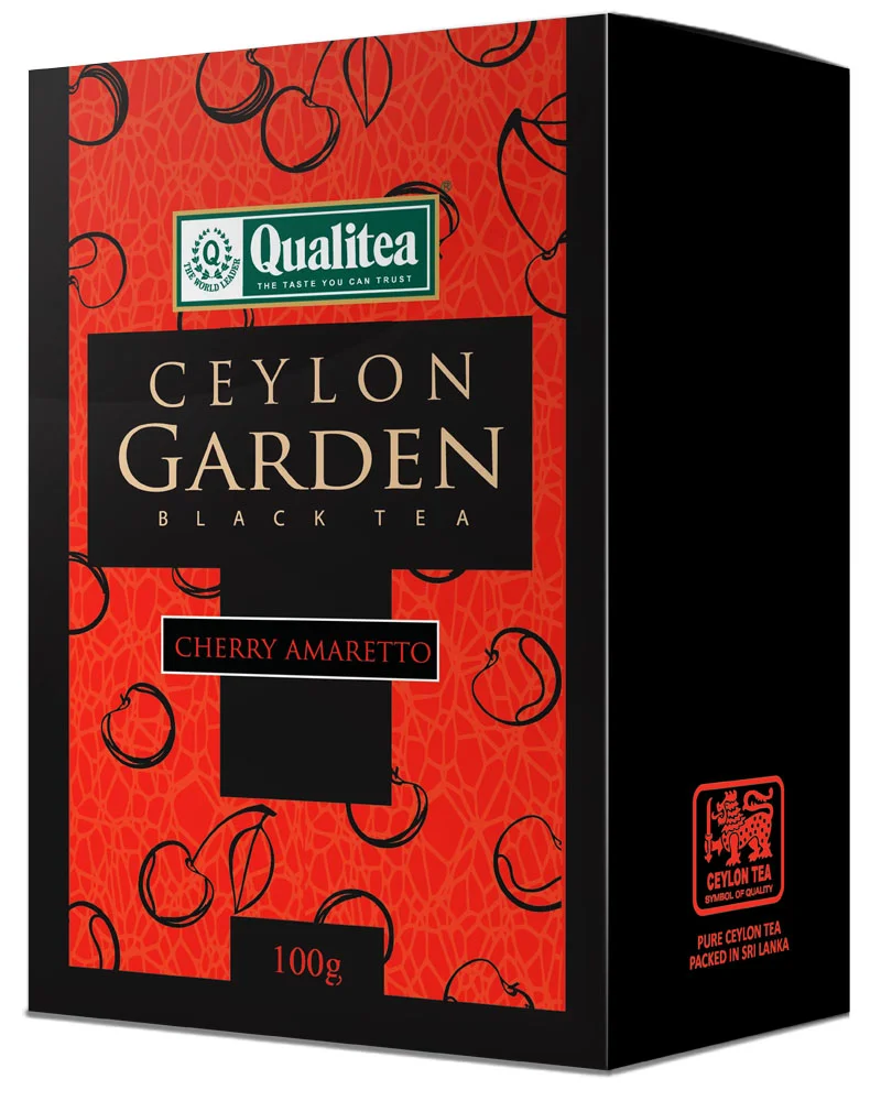 Black Tea Ceylon Garden Cherry Amaretto Leaf Pack
