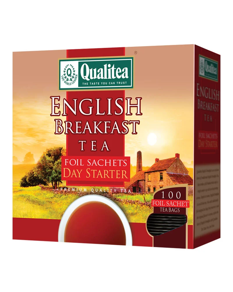 Black Tea English Breakfast Foil Envelope Tea Bag Pack