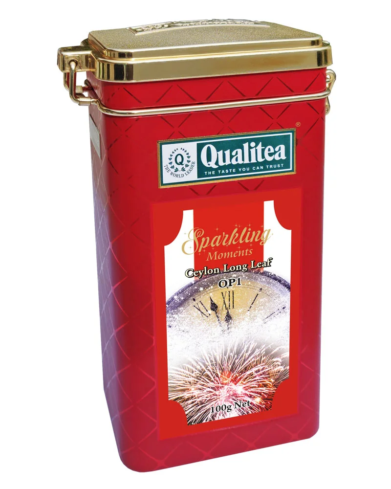 Black Tea Sparkling Moments New Year Full Leaf Metal Can