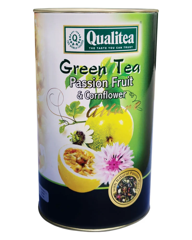 Green Tea Passion Fruit & Cornflower Allure Composite Can