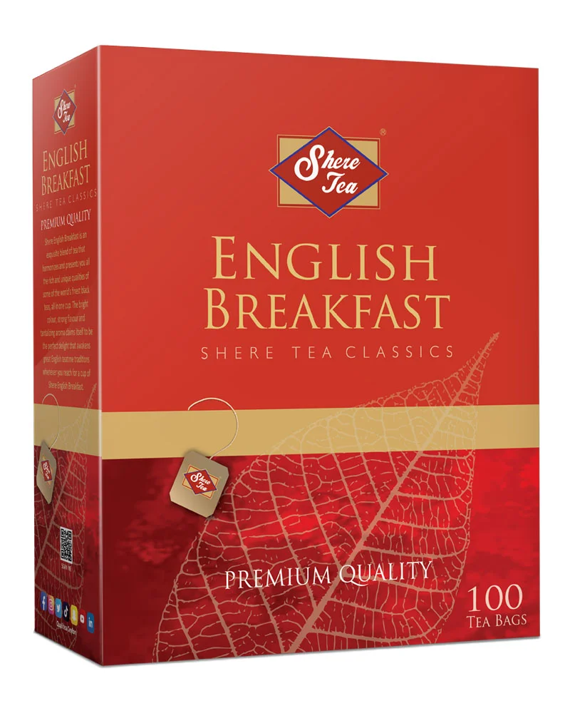 Black Tea English Breakfast String & Tag Tea Bag PacK